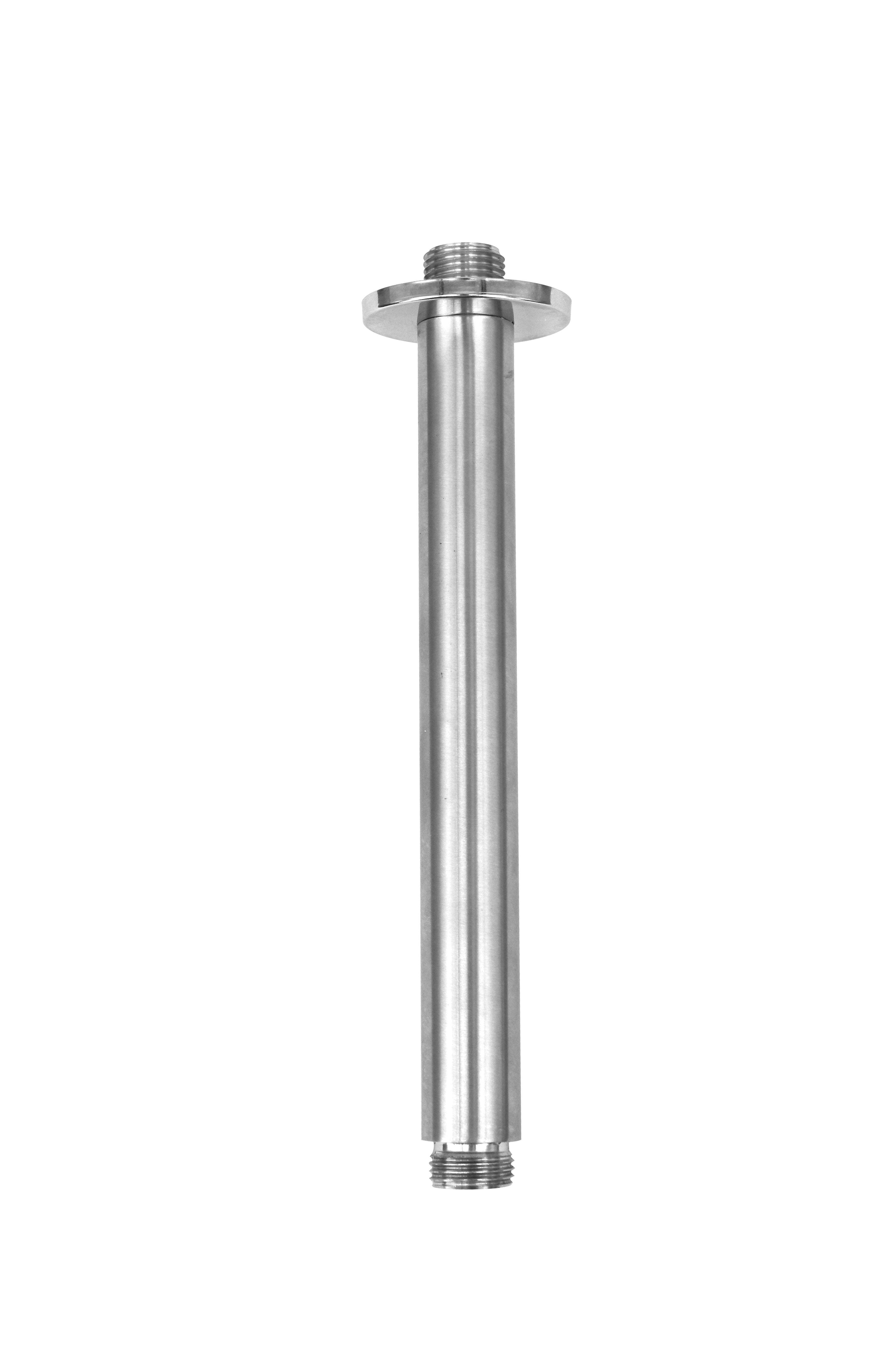 BRACCIO DOCCIA CROMATO CM.30 + SOFFIONE IN ABS CON SNODO TIPO AMERICANO SPIAGGIA