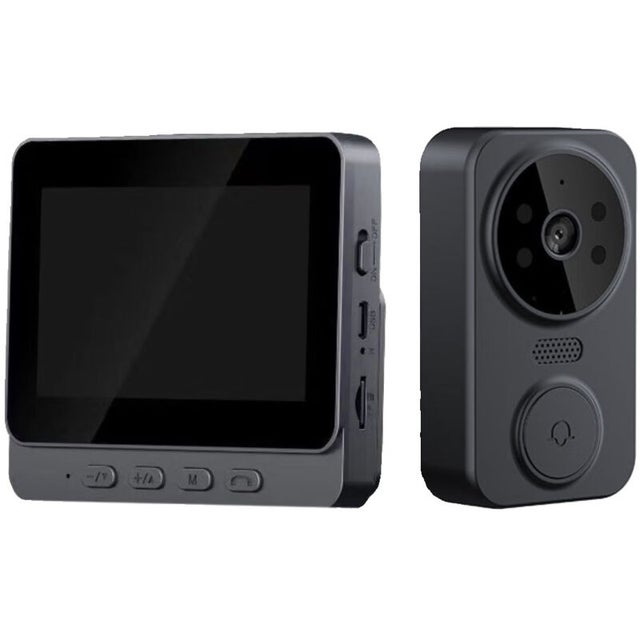 Sonnette sans fil extérieure étanche 1080P Sonnette sans fil avec caméra 4.3 Écran IPS Interphone vidéo sans fil IP65 étanche