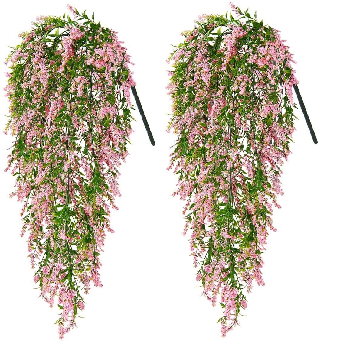 HNVNER 16 Fasci Di Fiori Di Lavanda Artificiali Per Esterni, Resistenti HNVNER 16 Fasci Di Fiori Di Lavanda Artificiali Per Esterni, Resistenti
