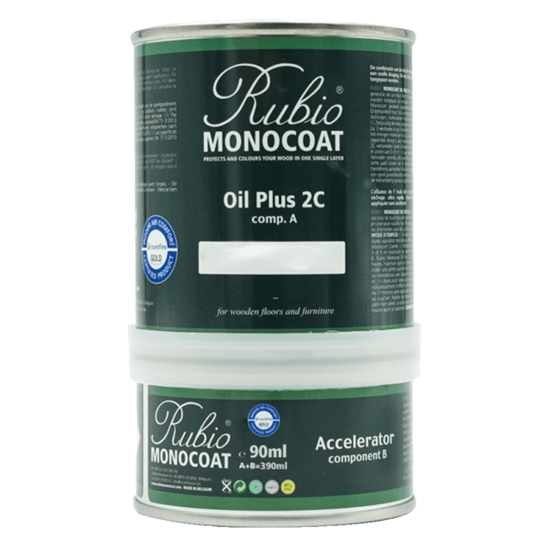 Oil Plus 2C A+B SET 390ml Dark Roast - R010452 - Rubio Monocoat | Leroy ...