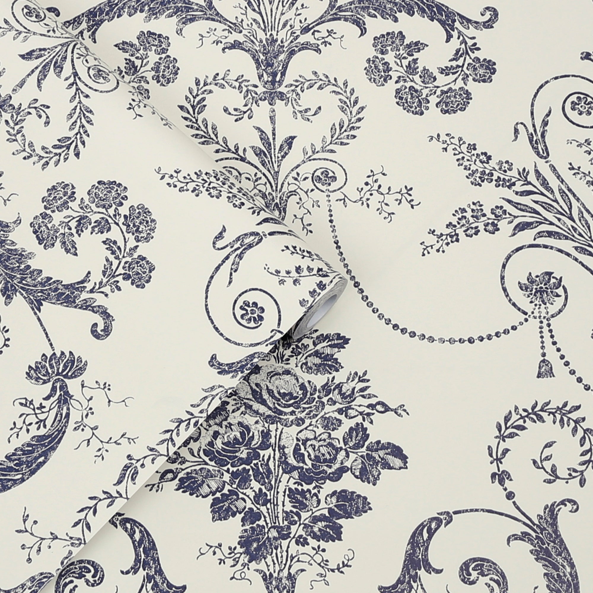 Laura Ashley Tapeta filzelinowa JOSETTE OFF10 m x 52 cm