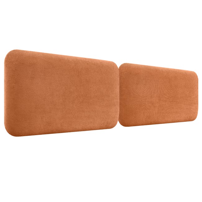 Cabecero Tapizado Lino Natural - 95 Cm, Rosa Palo, Grosor 4 Cm, Absorción Acústica