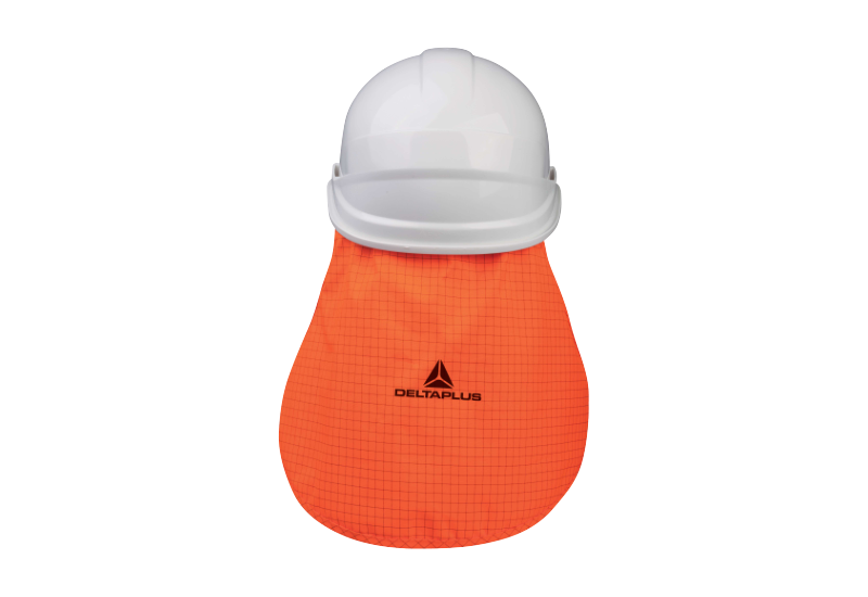 Protège nuque protégeant du soleil, adaptables à tous nos casques de chantier Delta Plus - 2