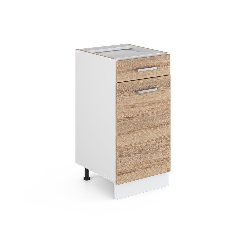 Vicco Uniwersalna jednostka bazowa R-Line, Sonoma, 40 cm z szufladą, bez blatu roboczego