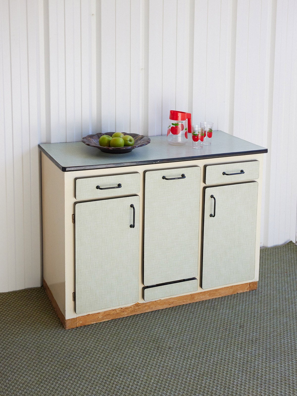 Buffet en formica vert Gilbert N°1900 | Leroy Merlin