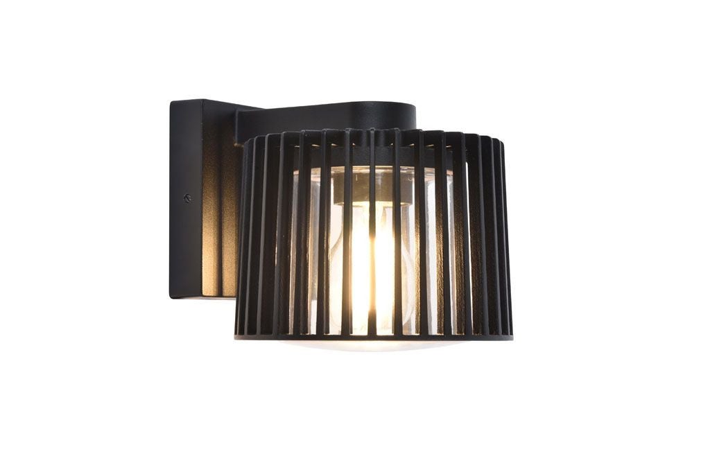 Kinkiet zewnętrzny SHYNE czarny 1xE27x25W aluminium wym:15,3x16,1x19cm IP54 Lutec