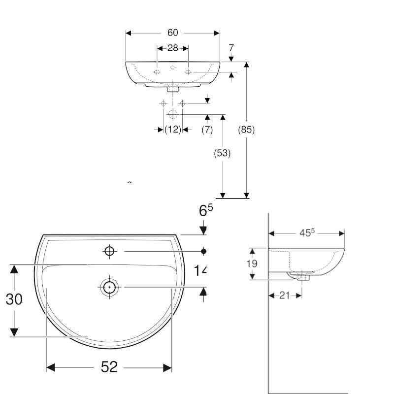 Lavabo Bastia-501.606.00.1 - 2