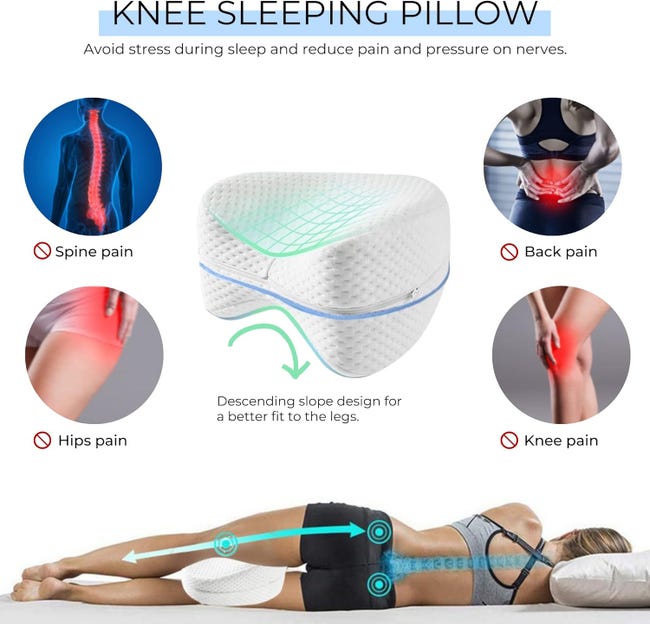 Oreiller Orthopédique Pour Jambes Et Genoux OrtoPrime – Mousse à Mémoire De Forme, Soulage Dos, Hanches, Sciatique Et Douleurs – Idéal Dormeur Latéral Et Grossesse Oreiller Orthopédique Pour Jambes Et Genoux OrtoPrime – Mousse à Mémoire De Forme, Soulage Dos, Hanches, Sciatique Et Douleurs – Idéal Dormeur Latéral Et Grossesse