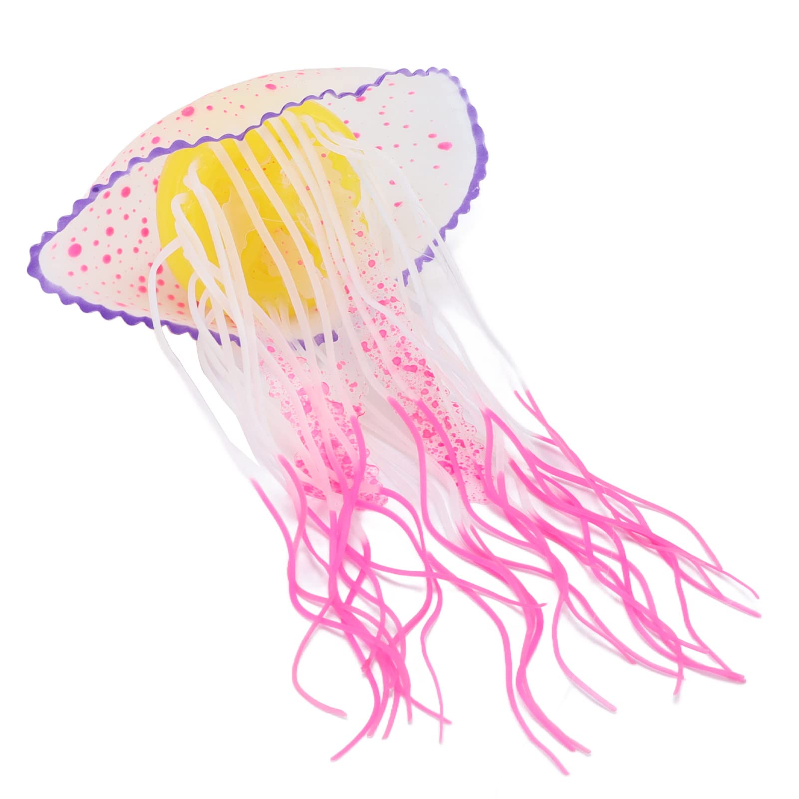 YPREWY Giocattolo Galleggiante Per Acquario, Accessori Decorativi Per Acquari, A Forma Di Medusa, Decorazione Luminosa Per Acquari - 6