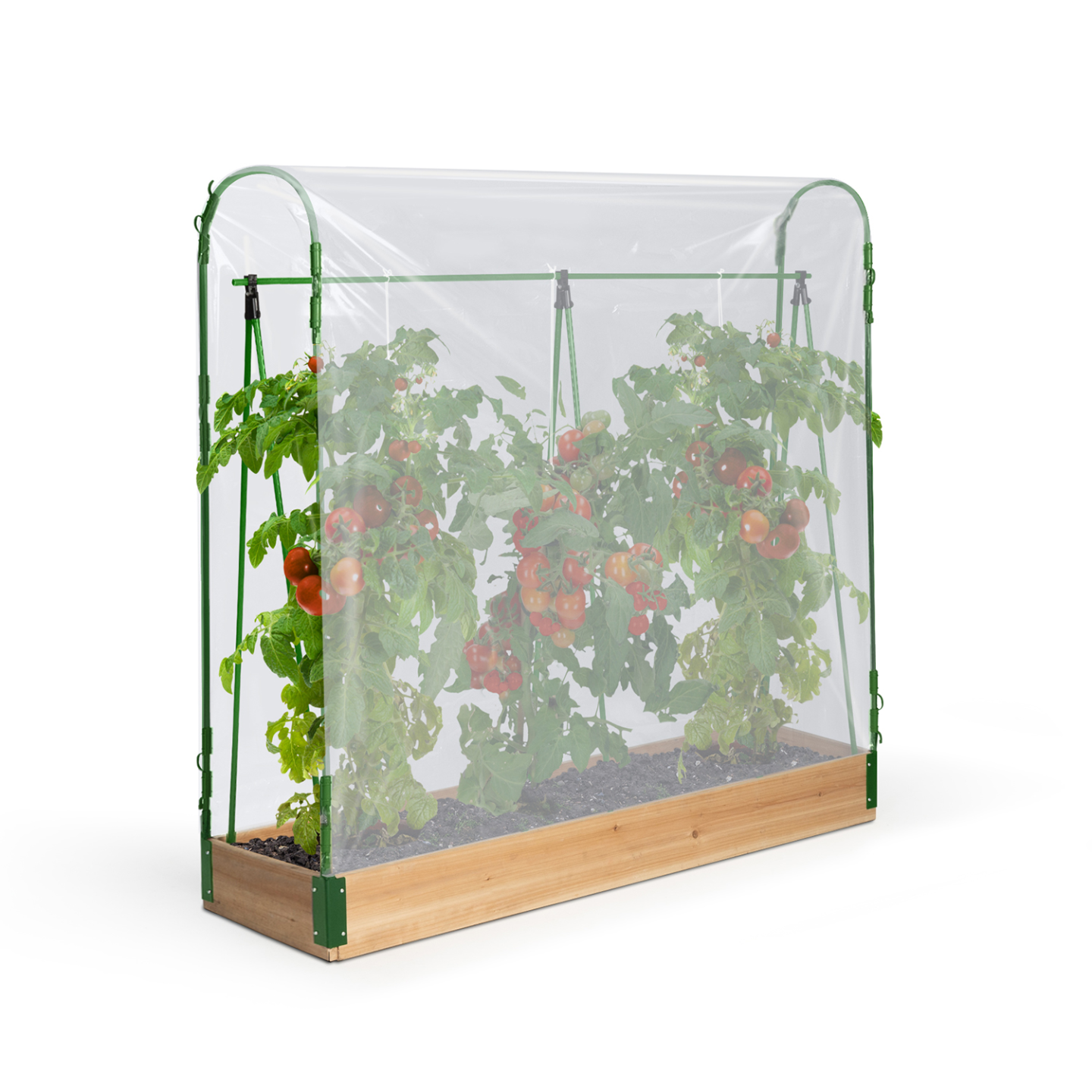 Serre à tomates spéciale croissance kit complet bâche + support - 2