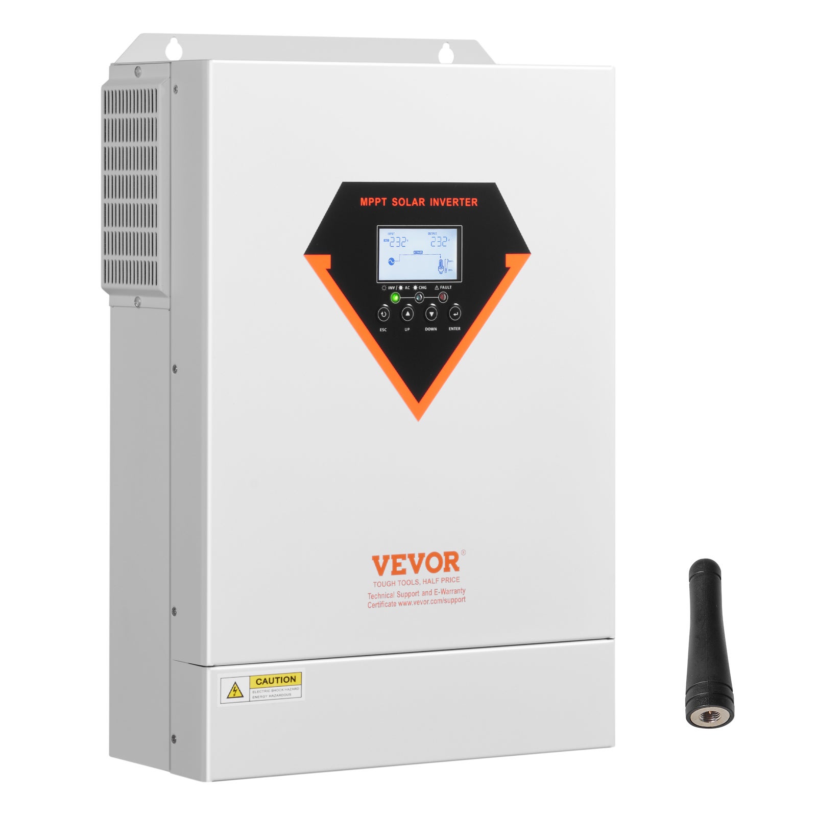 Onduleur Solaire Hybride 6000W, Chargeur Sinusoïdal Pur Tout-en-un, 48V CC vers 220/230V CA, MPPT 120A Intégré, pour Systèmes Photovoltaïques VEVOR - 9