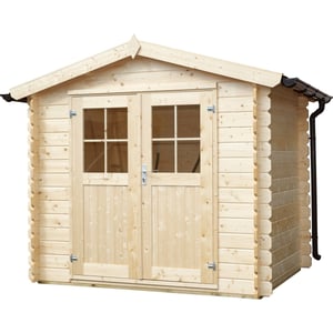 Abri de jardin en bois double pente Falun 2.5 x 2 m Eden Partenaire Jardin