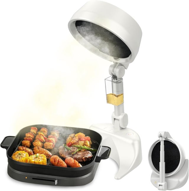 Hotte Aspirante Portable Mini - Élimine Odeurs & Fumées Pour Appartement, Dortoir, Pique-Nique & Barbecue Intérieur