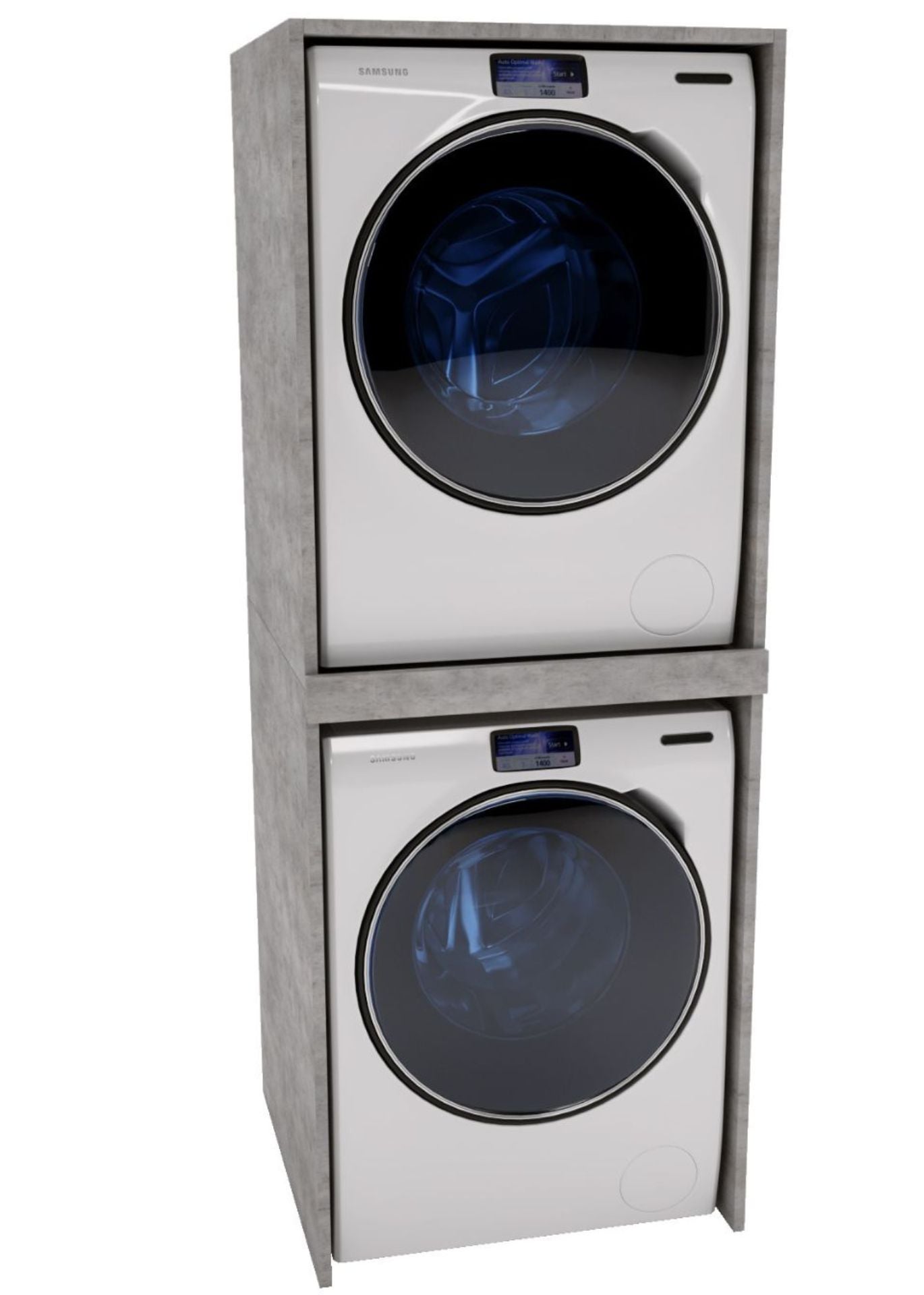 Armoire double pour machine à laver et sèche-linge RAUMHIRSCH – Meuble ...