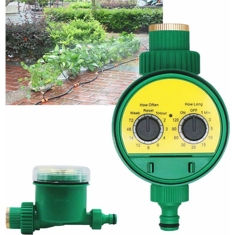 Programmateur d'Arrosage-Automatique Numérique Multifonctionnel Minuterie avec Contrôleur d'Arrosage Numérique d'Affichage pour Le Jardin Pelouse - 6