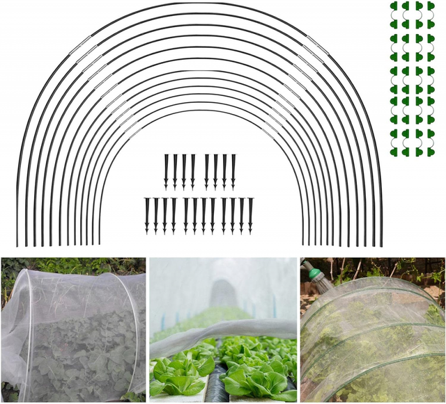 Rete Ombreggiante 4 Pin Traspirante Al 60-70%, Telo In Polietilene Anti-UV Per Serra, Giardino E Balcone, Taglio 5x6 M