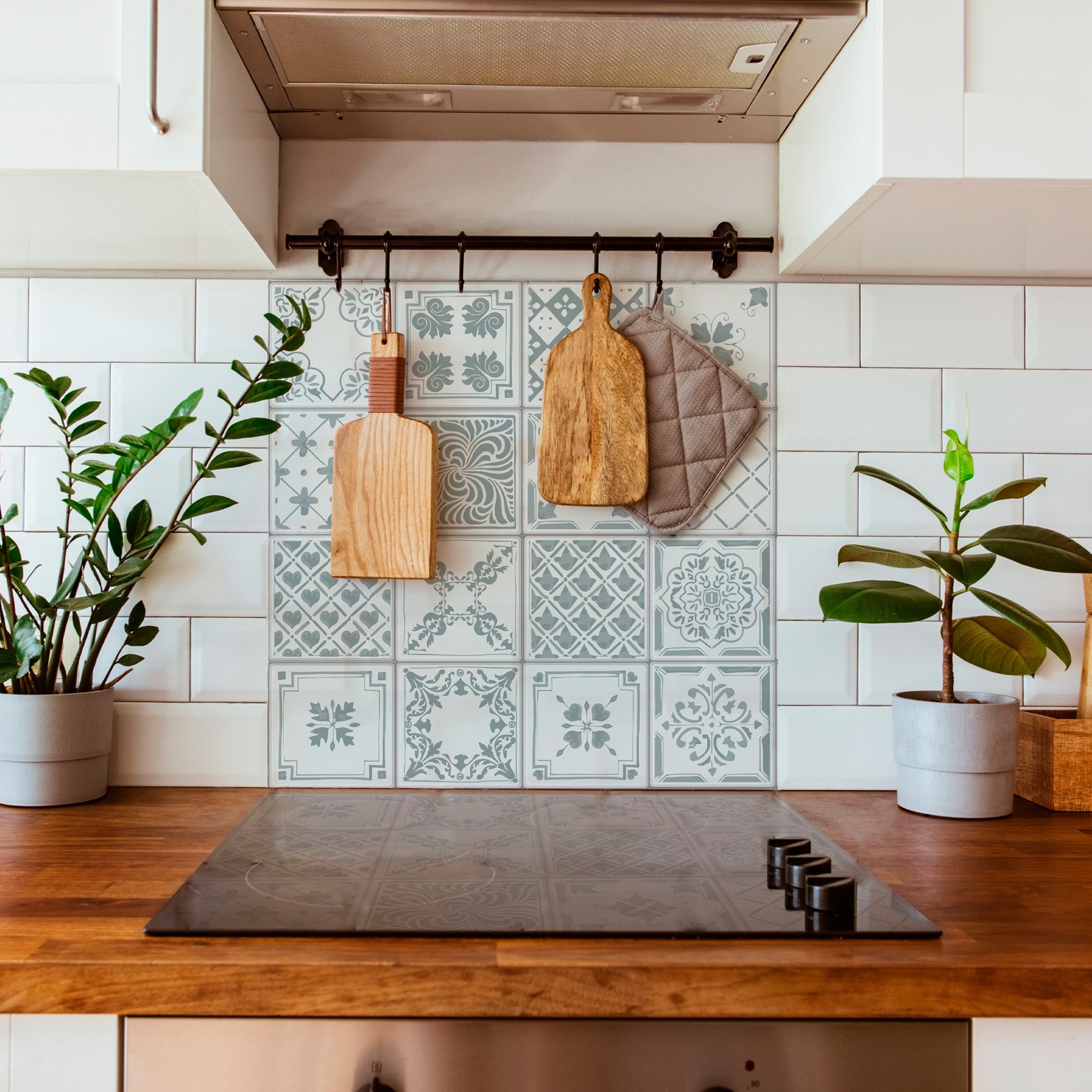 SALPICADERO DE COCINA DE ALUMINIO CON TINTAS ECO Fossano 60cm x 60 cm x ...
