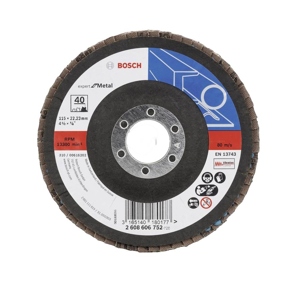 Tarcza szlifierska Bosch X551 Expert 115 mm Ziarnistość 40