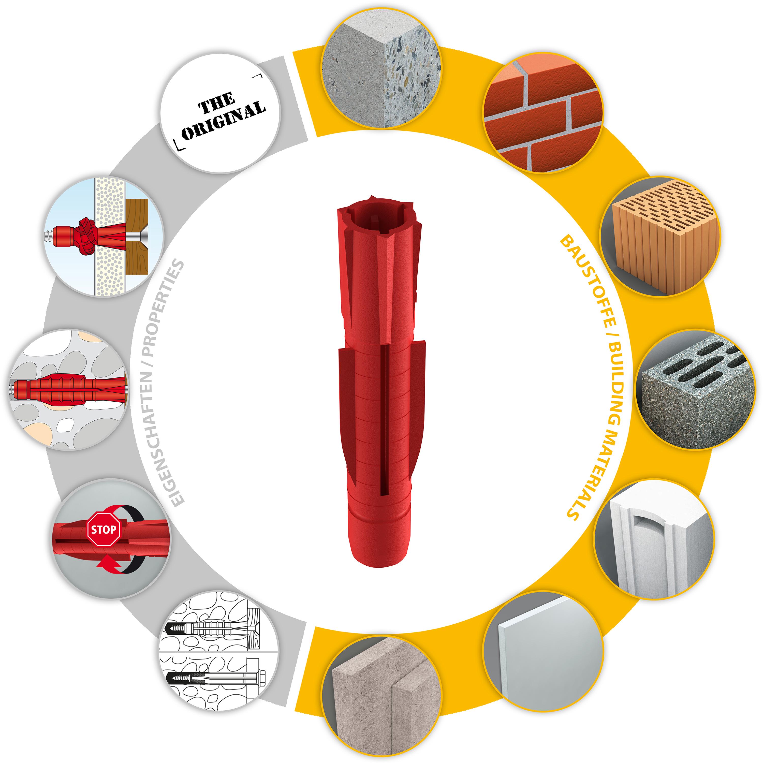 TOX Chevilles multi usages TRI 8/51 (Par 100) - 3