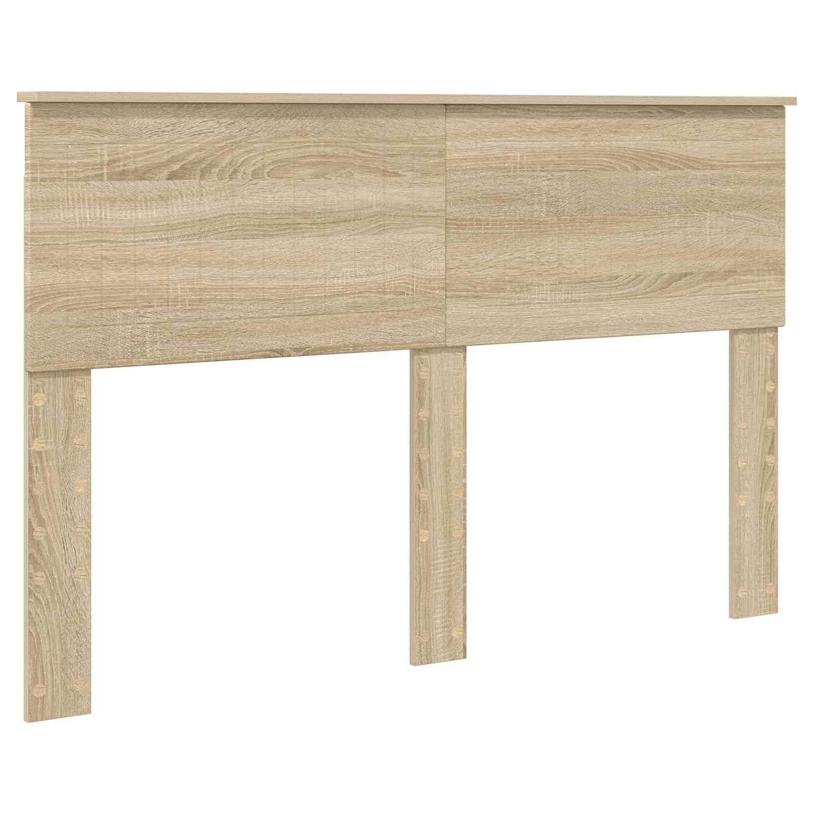 Lit de rangement chêne 140 x 200 cm panneau de bois - 7