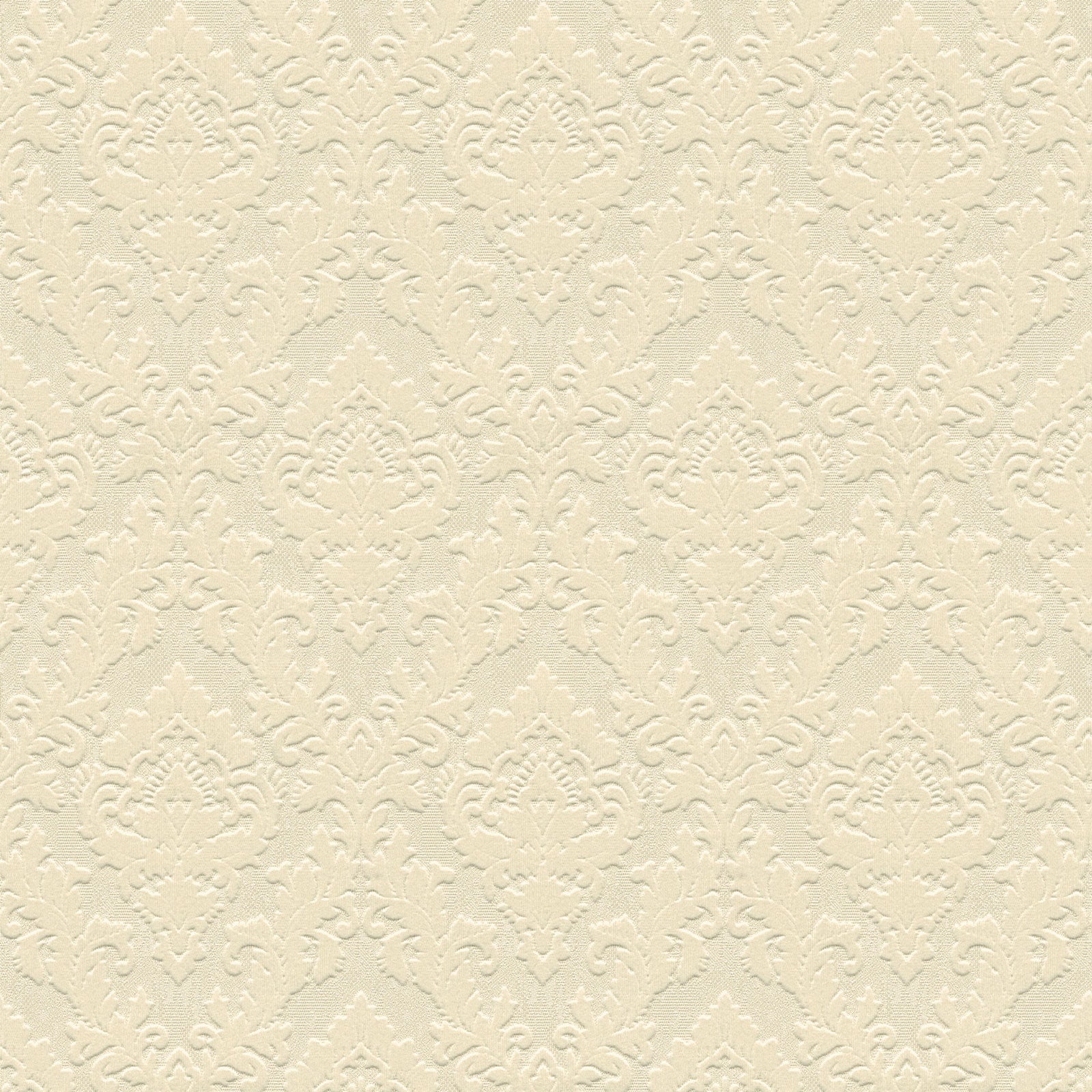 Papel pintado beige con relieve realista papel pintado con textura para interior moderno papel pintado con dibujo de flores barrocas repetitivas