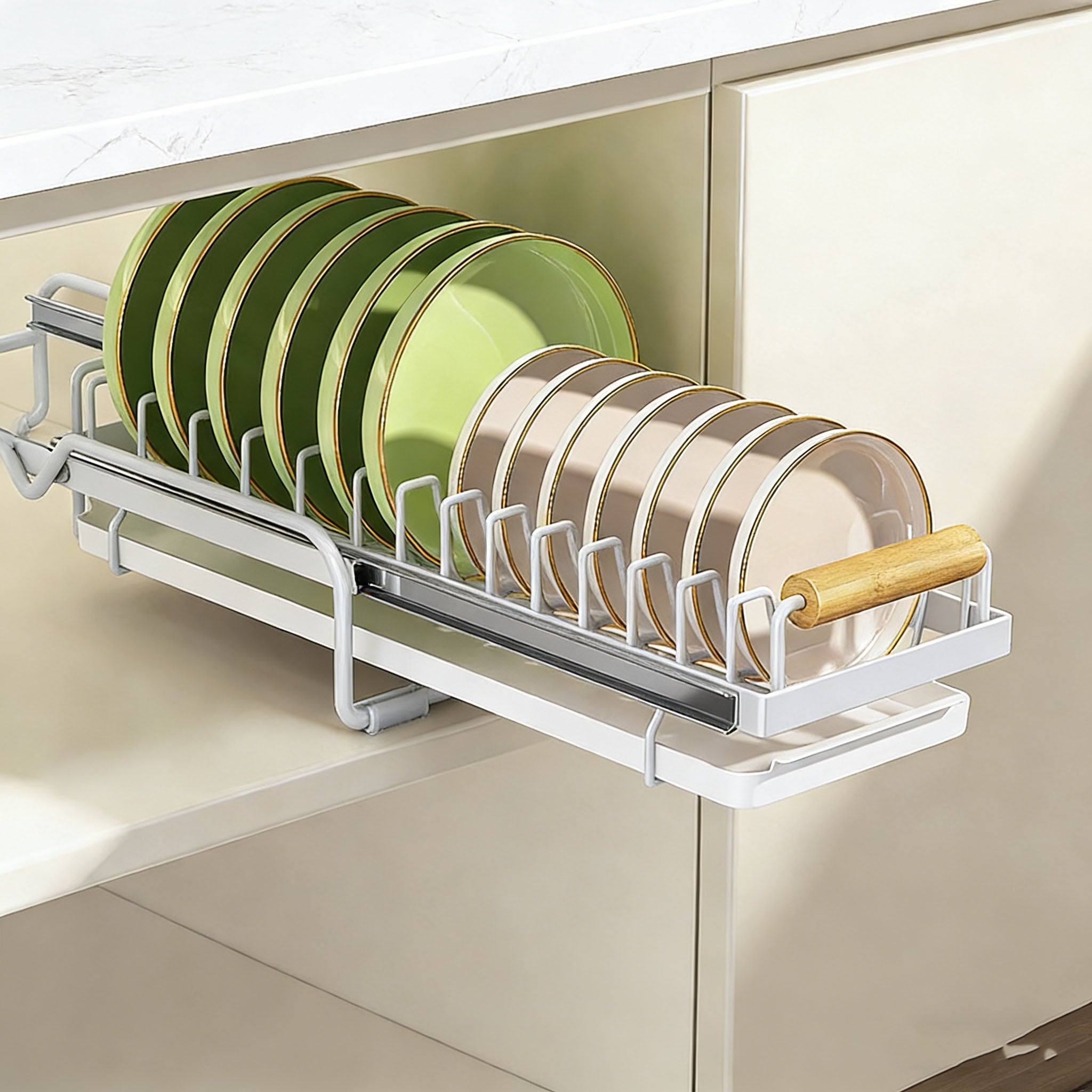 Égouttoir À Couverts Avec Aaffuteur De Couteaux - Porte-Ustensiles De