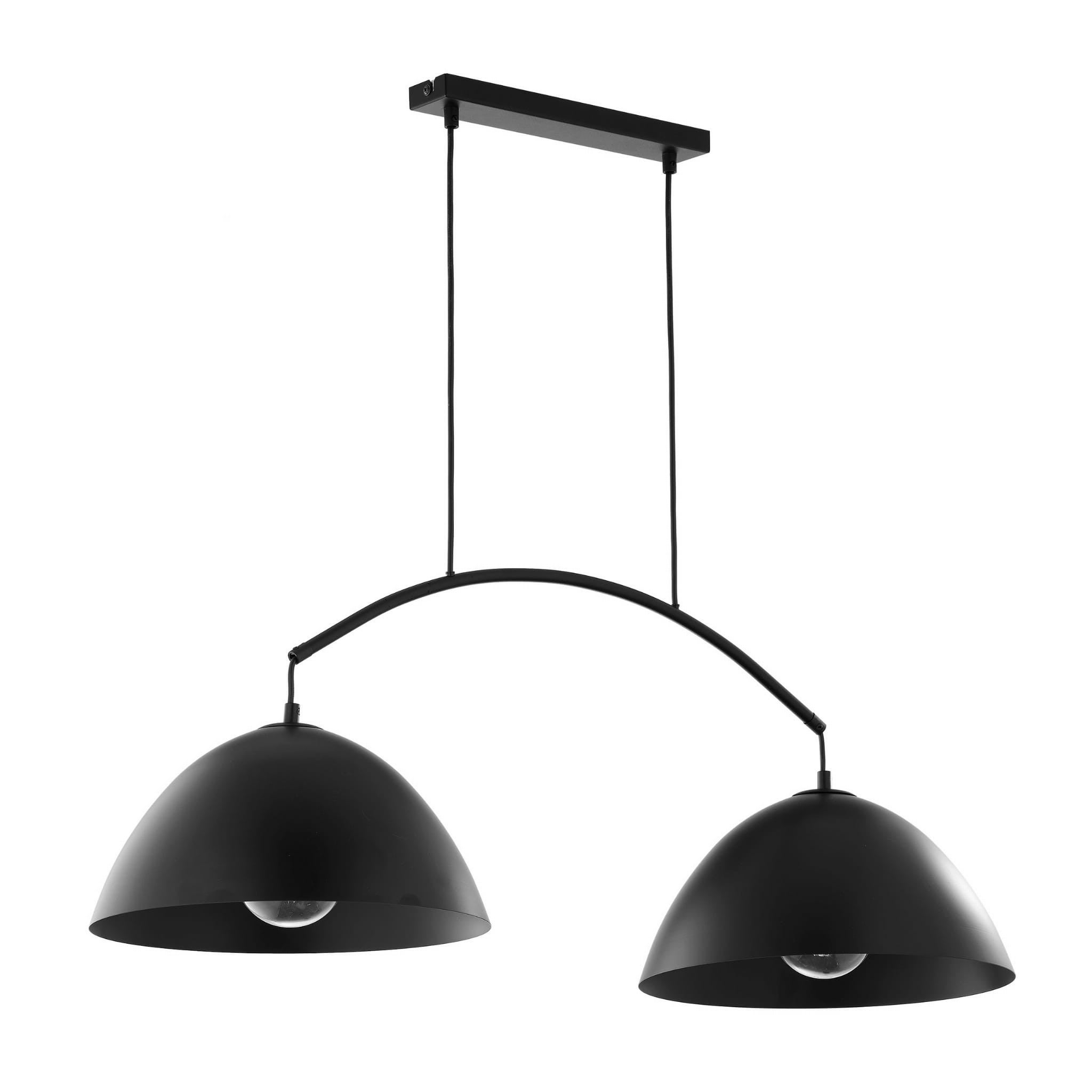 Lampa wisząca Faro czarna 2xE27x15W wym: 130 x 33,5 x 92 cm metal TK Lighting