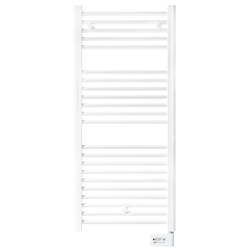 Sèche-serviettes électrique Farho Nova Blanc 700 W | H. 1182 x 500 mm ...