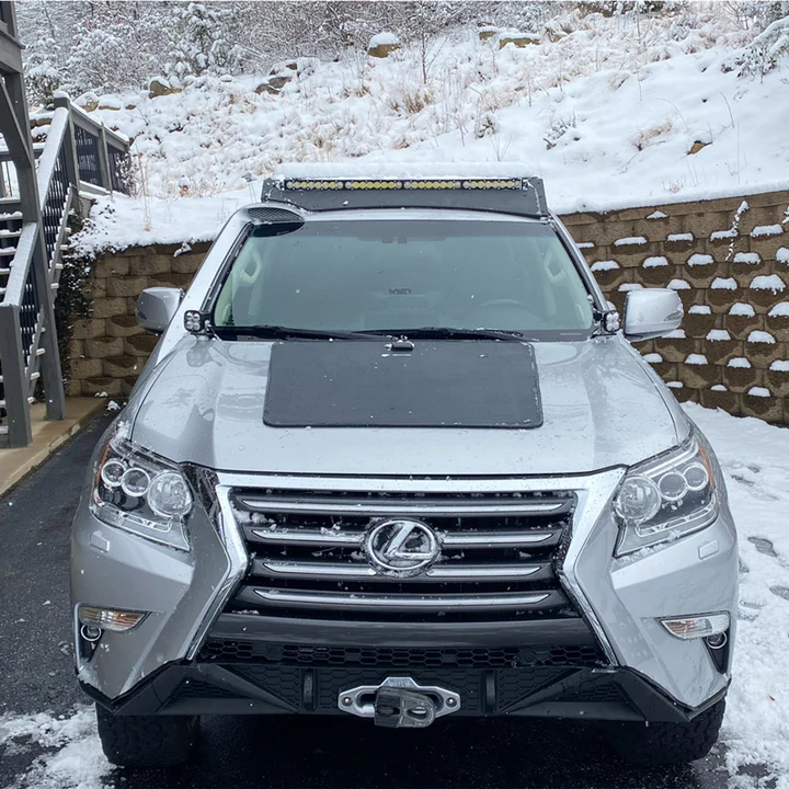 Panel solar 100w y 12v + controlador mppt + calcomanía de vinilo para capó de lexus gx460, gx470, gx570, lx470 y lx570 kit completo