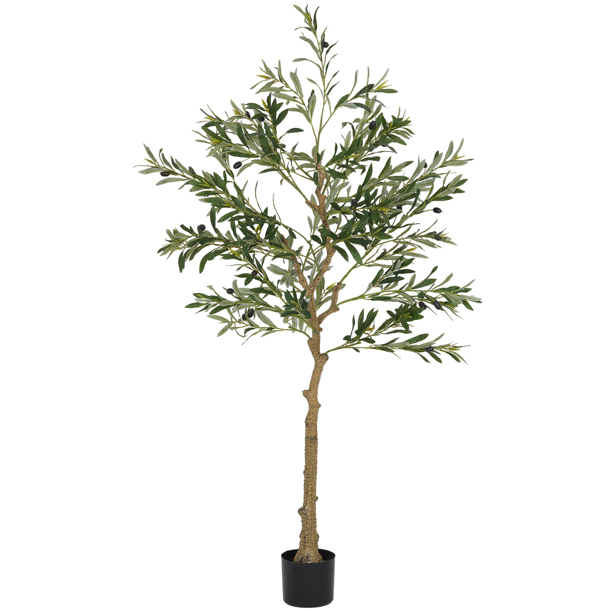 Olivier artificiel de 150 cm de haut, faux arbre d'intérieur avec 720 — free download