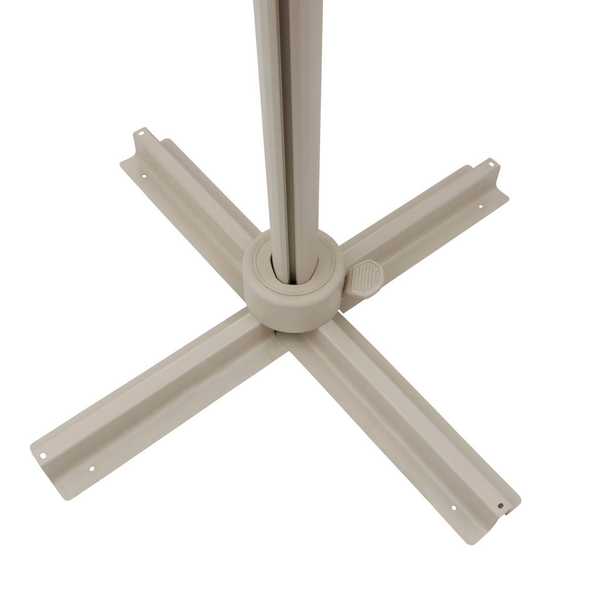 Parasol déporté rectangulaire multi-toile 