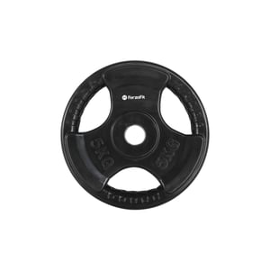 PhysKcal Piastre Per Pesi Olimpiche, 1x15kg, Finitura In Gomma, Apertura E Tri, Dischi Neri In Coppia - Foto 3