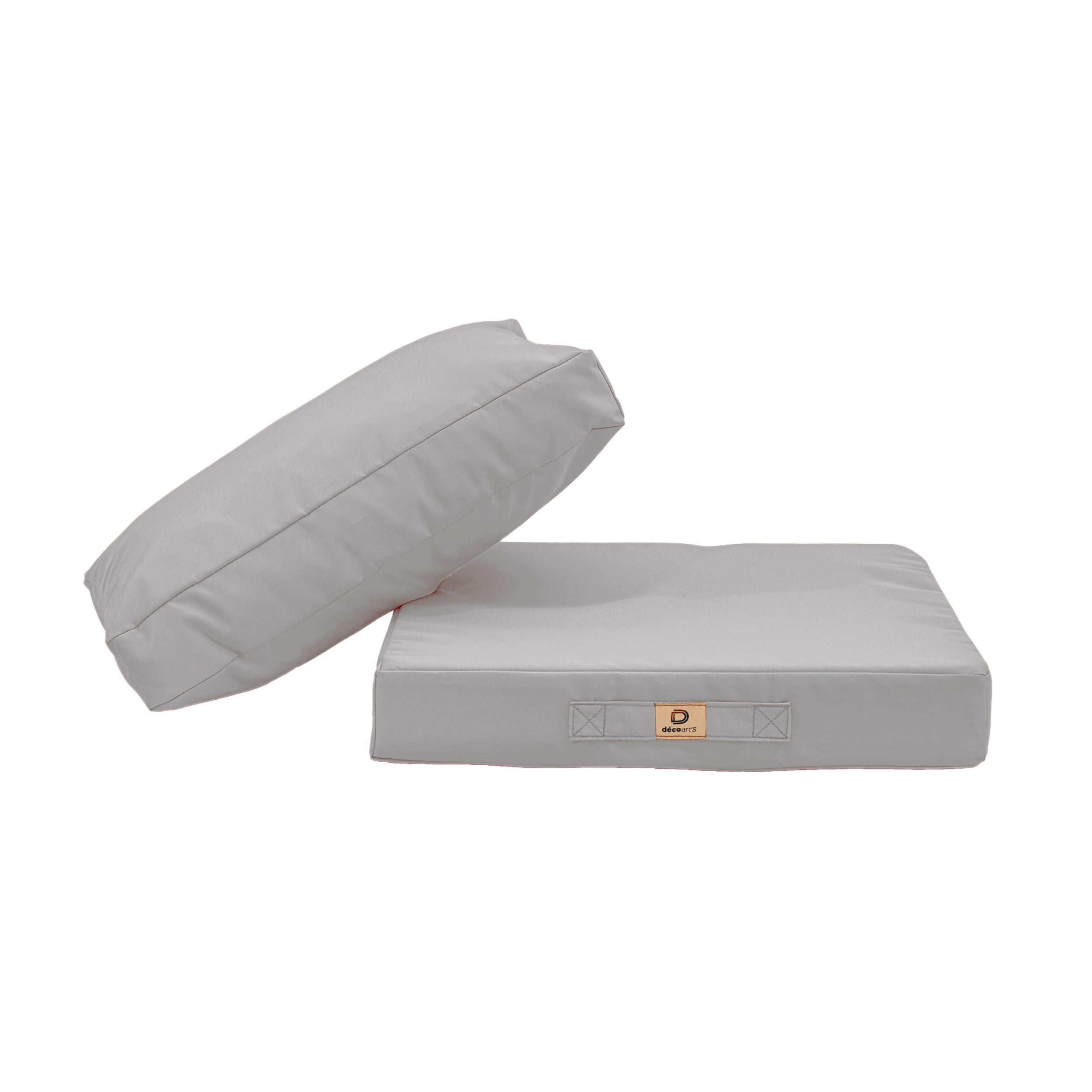 Coussins pour salon de jardin déhoussable 50x60cm Gris galet - 3