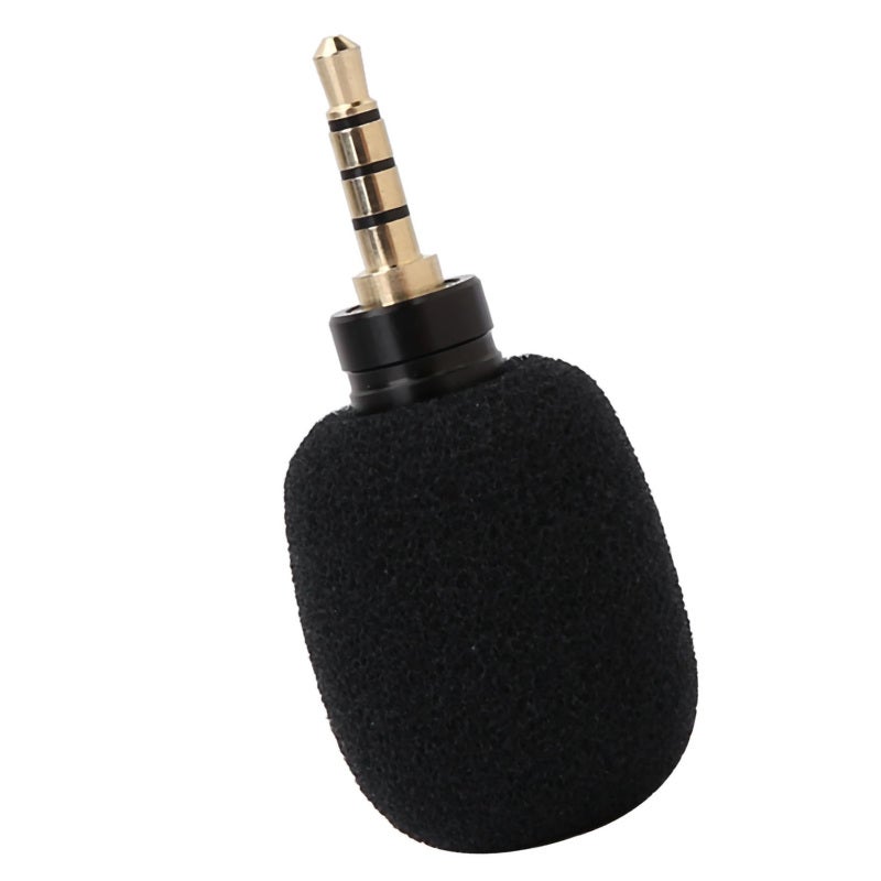 Mini microphone portable avec prise jack 3,5 mm pour téléphone portable ...