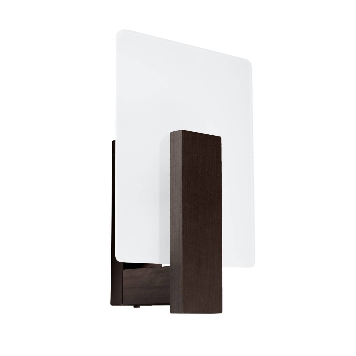 Kinkiet ścienny Lappo wenge 1xE14x10W styl nowoczesny wym: 9,5 x 12 x 16 cm metal IP20 Sollux Lighting