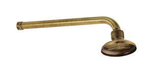 Brazo De Ducha De Latón Antiguo Thrifco | 6 Pulgadas | Acabado Dorado Tipo Época Para Baño Clásico