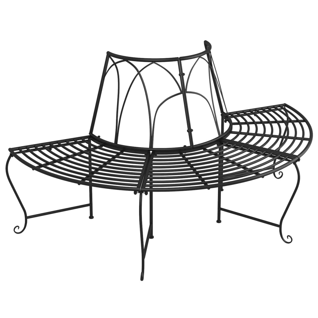 CLP Panca ad albero Maschio 206cm semicircolare con CLP Panca ad albero Maschio 206cm semicircolare con