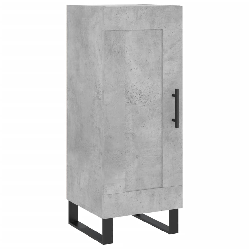 Credenza alta Grigio cemento 34,5x34x180 cm MDF - 5