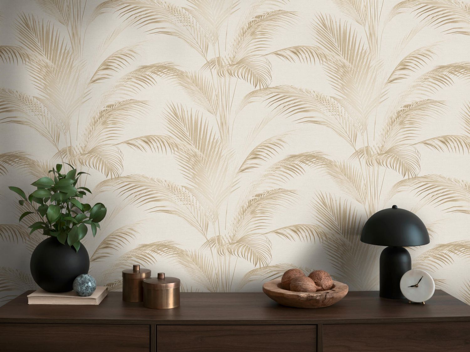 Profhome 399801-GU Papel pindo naturaleza ligeramente texturado mate 5,33 m2 - 5