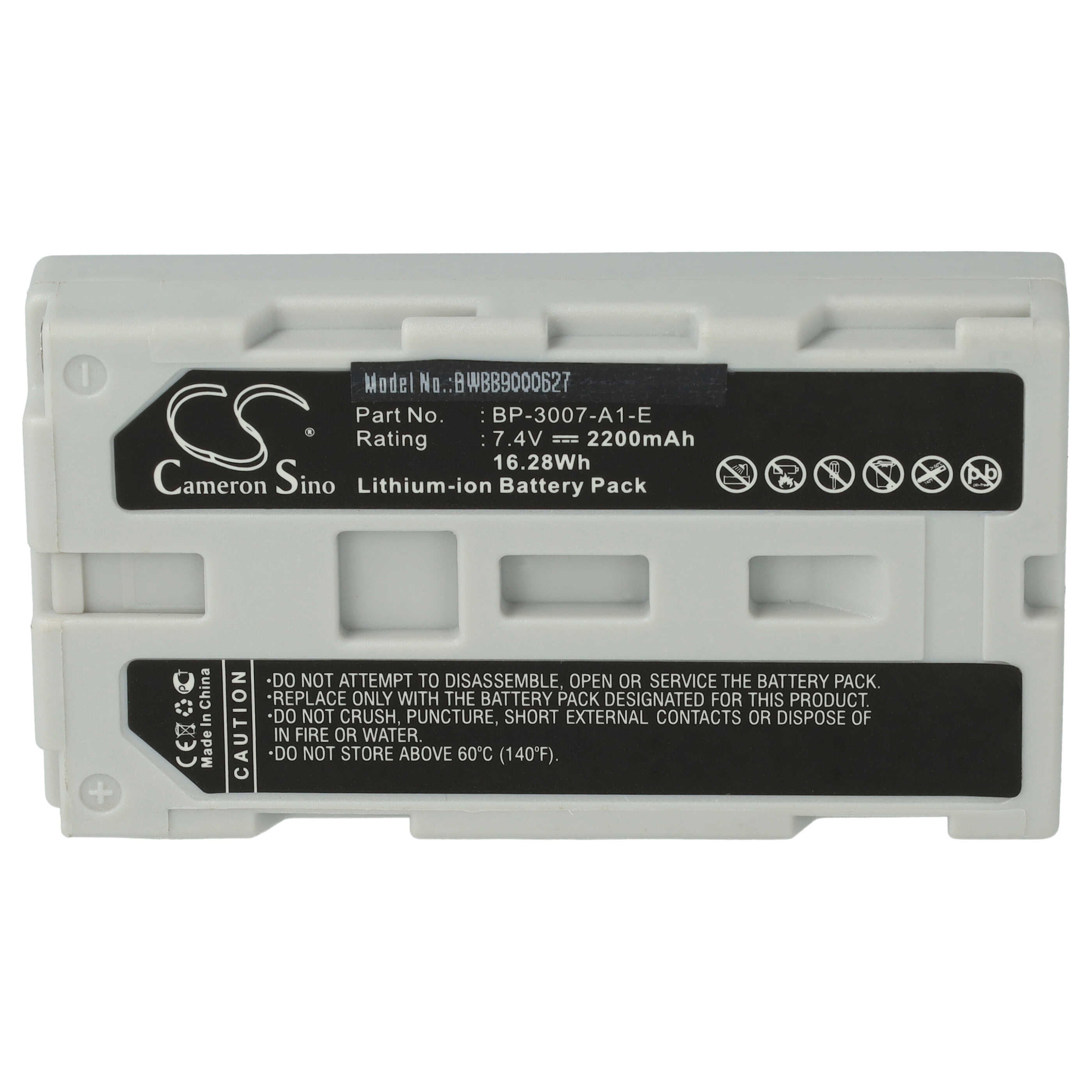 Batterie 2200mAh Compatible Kenwood Grati FG100 - Remplacement NiMH 2,4V