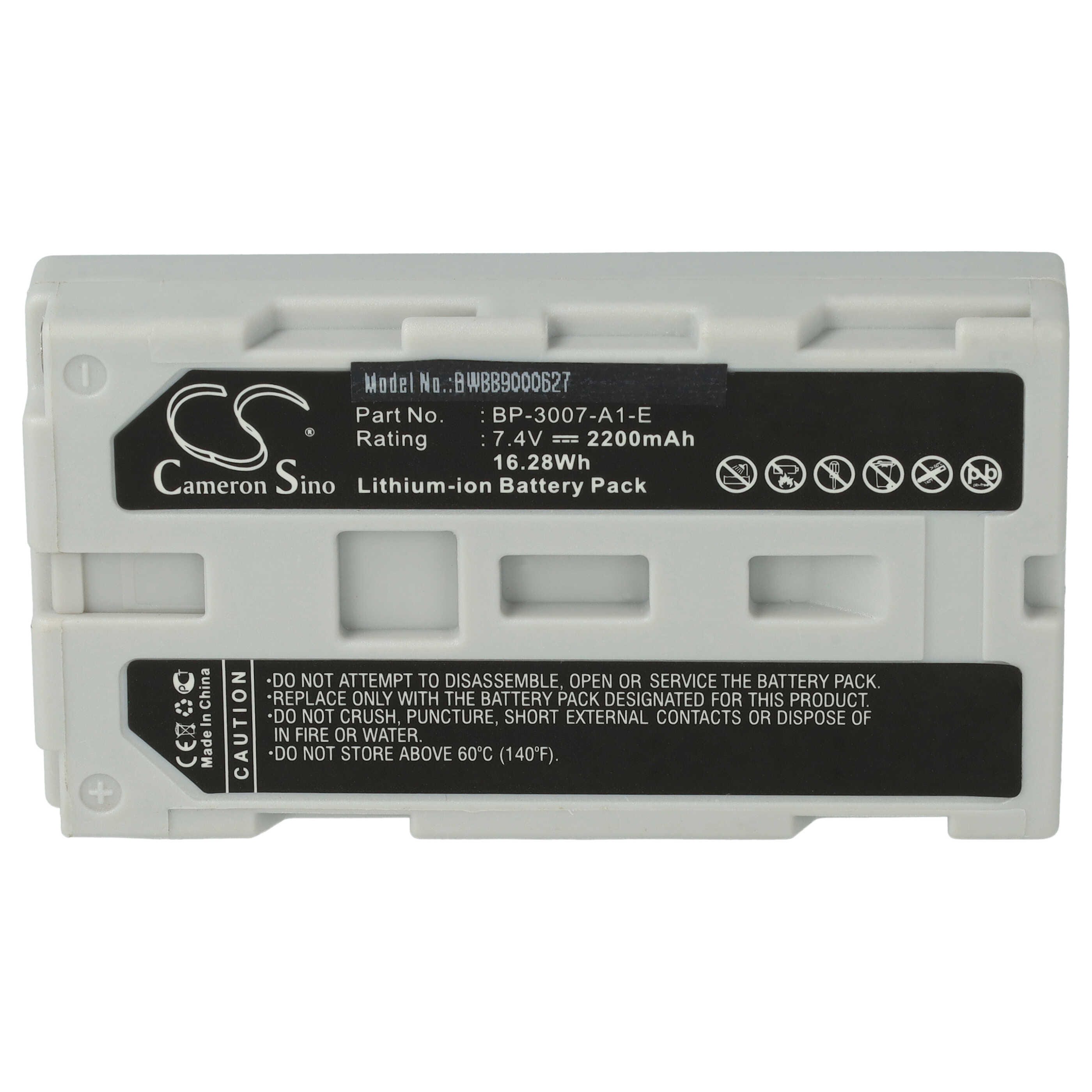 Batterie 2200mAh Compatible Kenwood Grati FG100 - Remplacement NiMH 2,4V