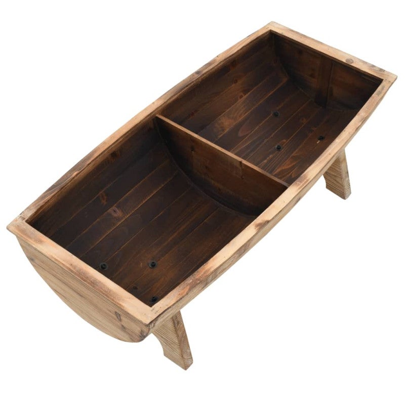 Banc de rangement Bois massif et tissu 103 x 51 x 44 cm - 5