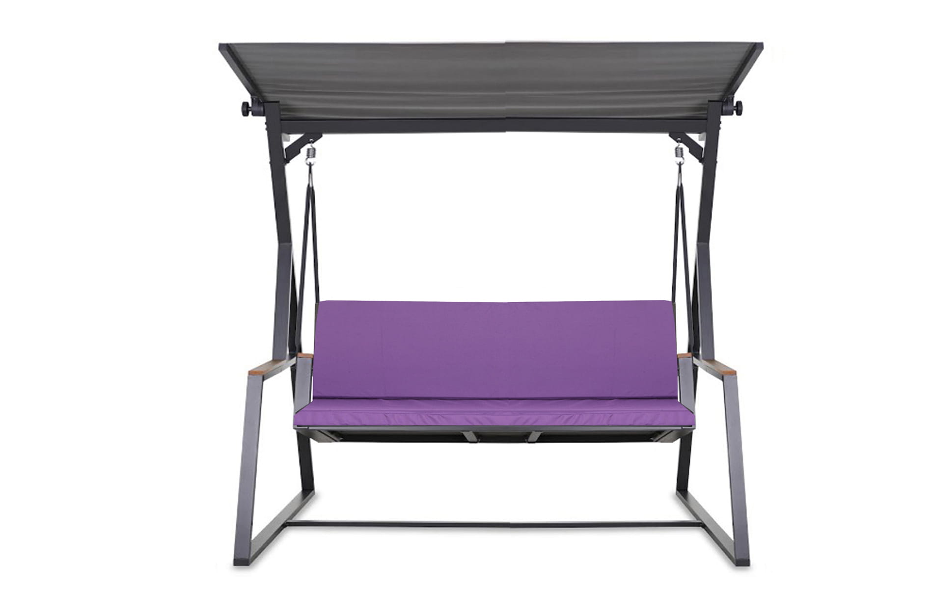 Poduszka ogrodowa na huśtawkę 100x60x50cm poduszka na meble ogrodowe fioletowa, poduszka na balkon taras, poducha ogrodowa na ławkę