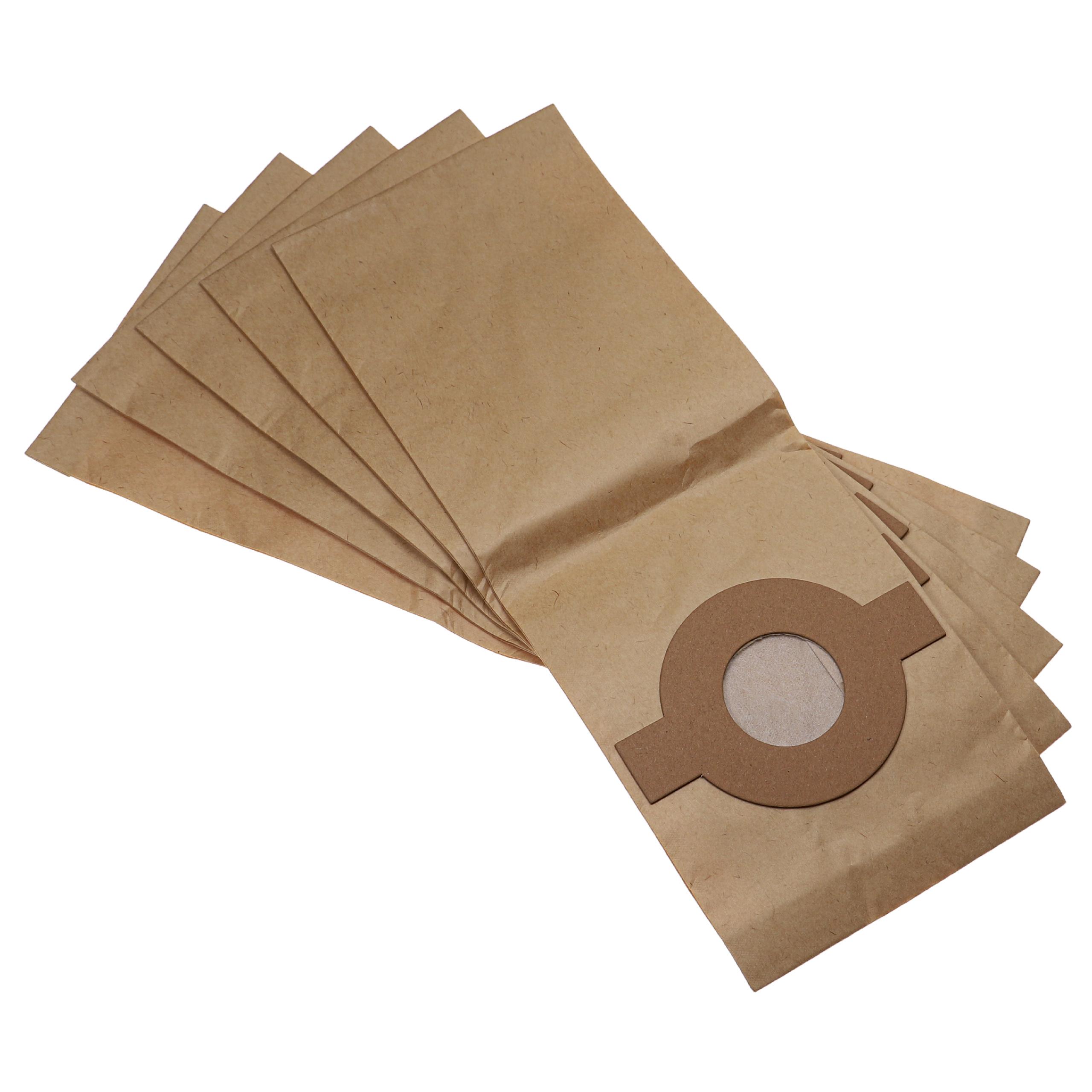 Vhbw 5x Bolsa Aspiradora Reemplaza Nilfisk 60910 Para Aspiradora Papel 70 6 Cm X 24 Cm Marron 84020052
