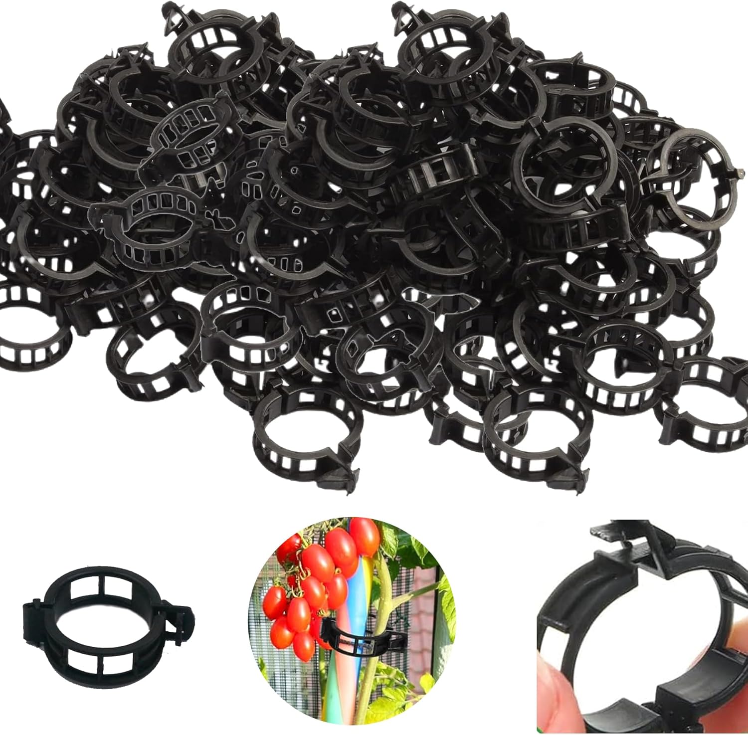 250 sztuk klipsów do pomidorów do roślin, klipsy podtrzymujące rośliny do ogrodu, klipsy podtrzymujące pomidory, klipsy podtrzymujące rośliny