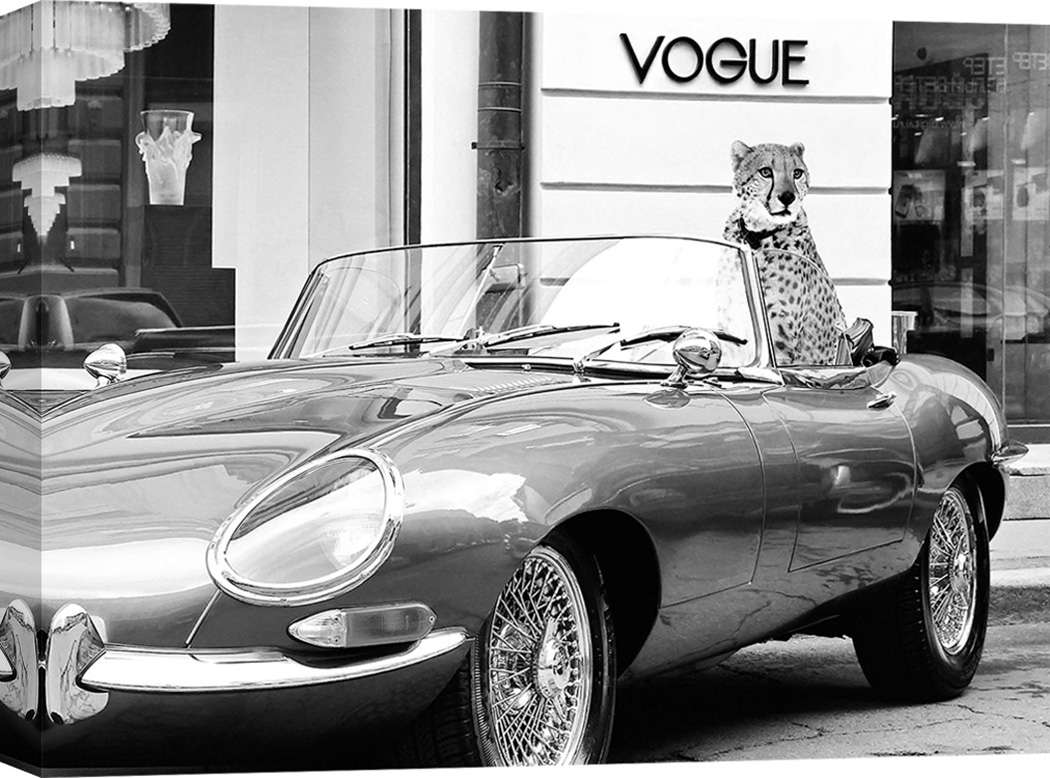Poster Vintage Porsche 911 Singer G Series - Impression Sur Toile 30x45 Cm - Décoration Murale Chambre, Bureau
