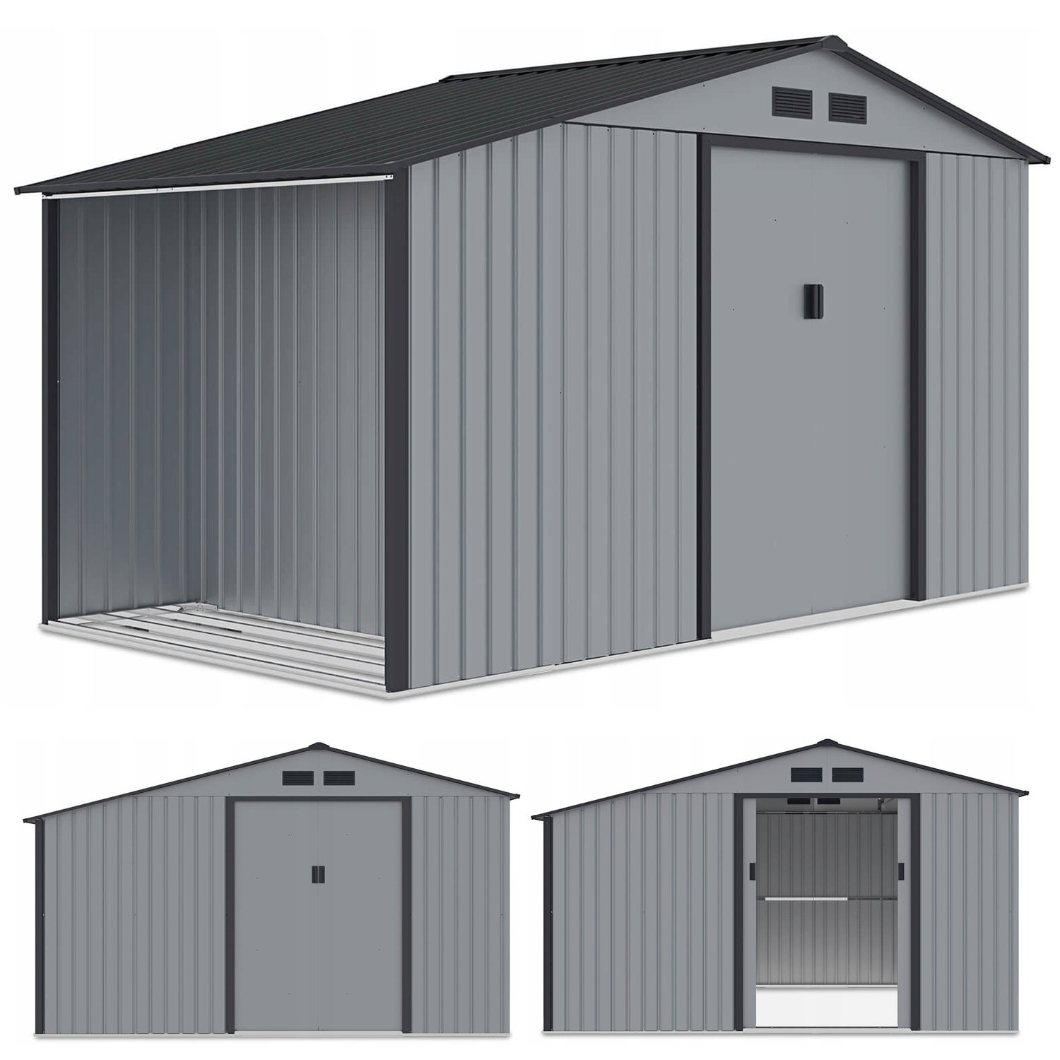 Domek Ogrodowy Narzędziowy na Narzędzia Drewutnia MADISON 342x191 Metalowy 1 szt