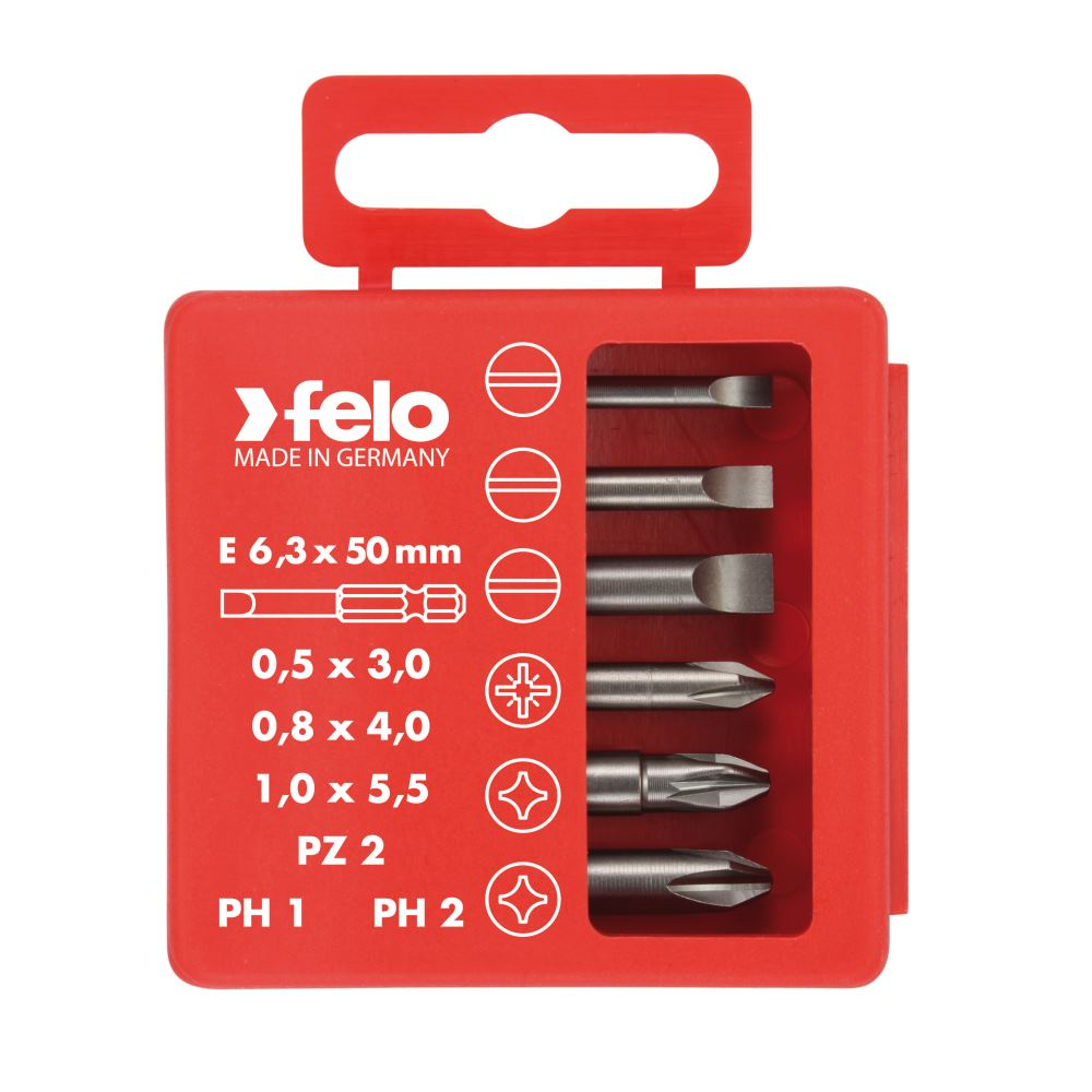 Felo Jgo. Puntas Profi 6 pcs, multicolore