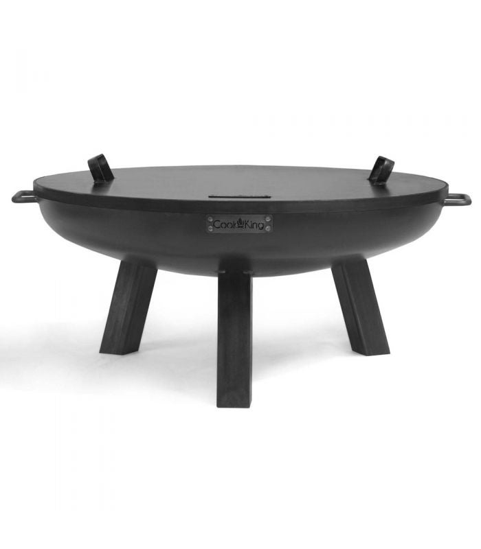 Braséro extérieur POLO, acier naturel, 80cm de diamètre, CookKing, 111258 - 8
