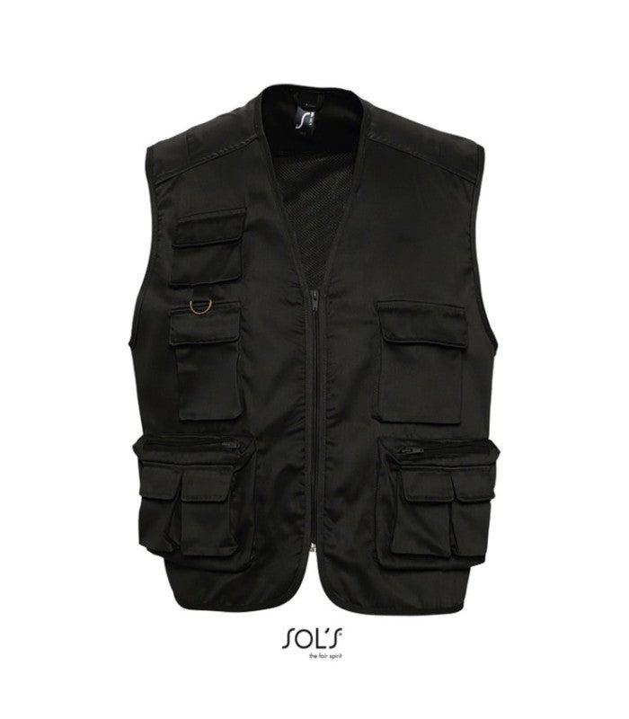 Chaleco Reportero Chalecos Safari Chaleco Multibolsillos Valento